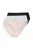 Ulla Popken 849194 Bragas de flores con encaje pack de 3 Negro - Bragas - 