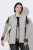 Ulla Popken 849221 Chaleco acolchado con cuello de canalé Gris - Chalecos - 