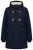 Ulla Popken 849619 Chaqueta HYPRAR impermeable con forro de borreguito Azul marino - Chaquetas - Chaquetas para mujer en tallas grandes