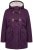 Ulla Popken 849619 Chaqueta impermeable Morado oscuro - Chaquetas - Chaquetas para mujer en tallas grandes