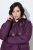 Ulla Popken 849619 Chaqueta impermeable Morado oscuro - Chaquetas - Chaquetas para mujer en tallas grandes