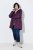 Ulla Popken 849619 Chaqueta impermeable Morado oscuro - Chaquetas - Chaquetas para mujer en tallas grandes