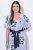 Ulla Popken 849662 Vestido camisero de flores Blanco roto - Vestidos midi - Vestidos midi de talla grande