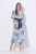 Ulla Popken 849662 Vestido camisero de flores Blanco roto - Vestidos midi - Vestidos midi de talla grande