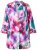 Ulla Popken 849728 Blazer de flores de mezcla de lino Blanco - Blazers - Blazers en tallas grandes para mujer