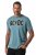 JP1880 849790 AC/DC Classic Logo Camiseta Azul turquesa - Camisetas de bandas - Camisetas de bandas de música