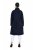 Ulla Popken 849803 Abrigo elástico con cuello alto Azul marino - Abrigos - Abrigos de talla grande
