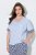 Ulla Popken 849850 Pijama de cuadros Azul claro - Pijamas/ropa de estar en casa - 