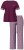 Ulla Popken 849850 Pijama de cuadros Rojo baya - Pijamas/ropa de estar en casa - 