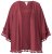 Ulla Popken 849860 Kimono Rojo óxido - Cárdigans - Cardigans de tallas grandes para mujer