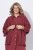 Ulla Popken 849860 Kimono Rojo óxido - Cárdigans - Cardigans de tallas grandes para mujer