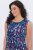Ulla Popken 849887 Vestido de jersey sin mangas Azul marino - Vestidos de punto jersey - 