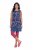 Ulla Popken 849887 Vestido de jersey sin mangas Azul marino - Vestidos de punto jersey - 
