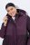 Ulla Popken 849908 Chaqueta impermeable Burdeos - Chaquetas - Chaquetas para mujer en tallas grandes