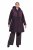 Ulla Popken 849908 Chaqueta impermeable Burdeos - Chaquetas - Chaquetas para mujer en tallas grandes