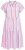 Ulla Popken 849969 Vestido midi de rayas con volantes Rosa - Vestidos midi - Vestidos midi de talla grande