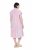 Ulla Popken 849969 Vestido midi de rayas con volantes Rosa - Vestidos midi - Vestidos midi de talla grande