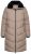 Ulla Popken 850041 Abrigo acolchado Topo - Abrigos - Abrigos de talla grande