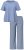 Ulla Popken 850045 Pijama de manga corta Azul claro - Pijamas/ropa de estar en casa - 