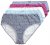 Ulla Popken 850077 Bragas con estampado pack de 5 Azul claro - Bragas - 