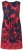 Ulla Popken 850175 Vestido de jersey estampado Coral - Vestidos de punto jersey - 