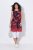 Ulla Popken 850175 Vestido de jersey estampado Coral - Vestidos de punto jersey - 