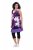 Ulla Popken 850175 Vestido de jersey sin mangas con bolsillos Lila - Vestidos de punto jersey - 
