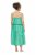 Ulla Popken 850197 Vestido de rayas con volantes Verde - Vestidos de verano - Vestidos de verano tallas grandes