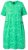 Ulla Popken 850204 Vestido de jersey de manga corta con cuello de pico Verde - Vestidos de punto jersey - 