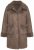 Ulla Popken 850251 Abrigo teddy Marrón claro - Abrigos - Abrigos de talla grande