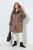 Ulla Popken 850251 Abrigo teddy Marrón claro - Abrigos - Abrigos de talla grande