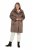 Ulla Popken 850251 Abrigo teddy Marrón claro - Abrigos - Abrigos de talla grande