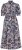 Ulla Popken 850298 Vestido camisero de flores Azul marino - Vestidos maxi - Vestidos largos en tallas grandes