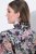 Ulla Popken 850298 Vestido camisero de flores Azul marino - Vestidos maxi - Vestidos largos en tallas grandes
