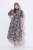 Ulla Popken 850298 Vestido camisero de flores Azul marino - Vestidos maxi - Vestidos largos en tallas grandes