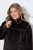 Ulla Popken 850310 Chaqueta de pelo sintético Marrón oscuro - Chaquetas - Chaquetas para mujer en tallas grandes