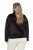 Ulla Popken 850310 Chaqueta de pelo sintético Marrón oscuro - Chaquetas - Chaquetas para mujer en tallas grandes