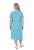 Ulla Popken 850344 Vestido camiseta estampado Turquesa - Vestidos midi - Vestidos midi de talla grande