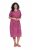 Ulla Popken 850346 Vestido estampado con cuello de pico Rosa - Vestidos midi - Vestidos midi de talla grande