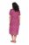 Ulla Popken 850346 Vestido estampado con cuello de pico Rosa - Vestidos midi - Vestidos midi de talla grande