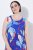 Ulla Popken 850367 Vestido de jersey estampado Azul marino - Vestidos de punto jersey - 
