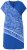Ulla Popken 850389 Vestido de gasa estampado Azul - Vestidos - Vestidos para todas las tallas