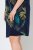 Ulla Popken 850393 Vestido de gasa estampado Azul marino - Vestidos de verano - Vestidos de verano tallas grandes