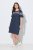 Ulla Popken 850401 Camisón de flores Azul marino - Camisones - 