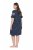Ulla Popken 850401 Camisón de flores Azul marino - Camisones - 