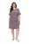 Ulla Popken 850401 Camisón de flores Marrón - Camisones - 