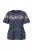 Ulla Popken 850403 Pijama de flores Azul marino - Pijamas/ropa de estar en casa - 