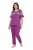 Ulla Popken 850403 Pijama de flores Violeta - Pijamas/ropa de estar en casa - 