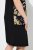 Ulla Popken 850406 Vestido de gasa estampado Negro - Vestidos - Vestidos para todas las tallas