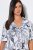 Ulla Popken 850441 Pijama con estampado Blanco roto - Pijamas/ropa de estar en casa - 
